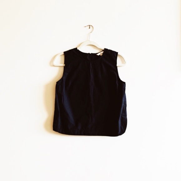 GAP Tops - Cropped Navy Tank Top
